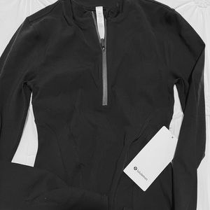 Lululemon - Black Quarter Zip (Luxtreme Running 1/2 Zip)